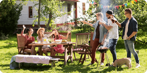 Отдых на природе с друзьями