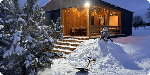 Зимние горки для детей